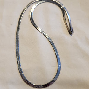 Sterling silver herringbone chain