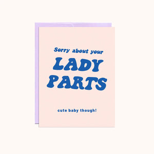 Lady parts baby Greeting Card