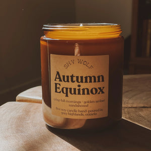 Autumn Equinox Fall Candle