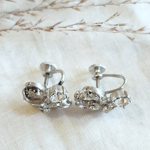 Coro crystal earrings