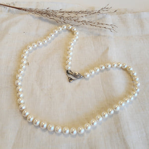 A strand of cultured pearls