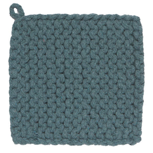 Heirloom knitted pot holder