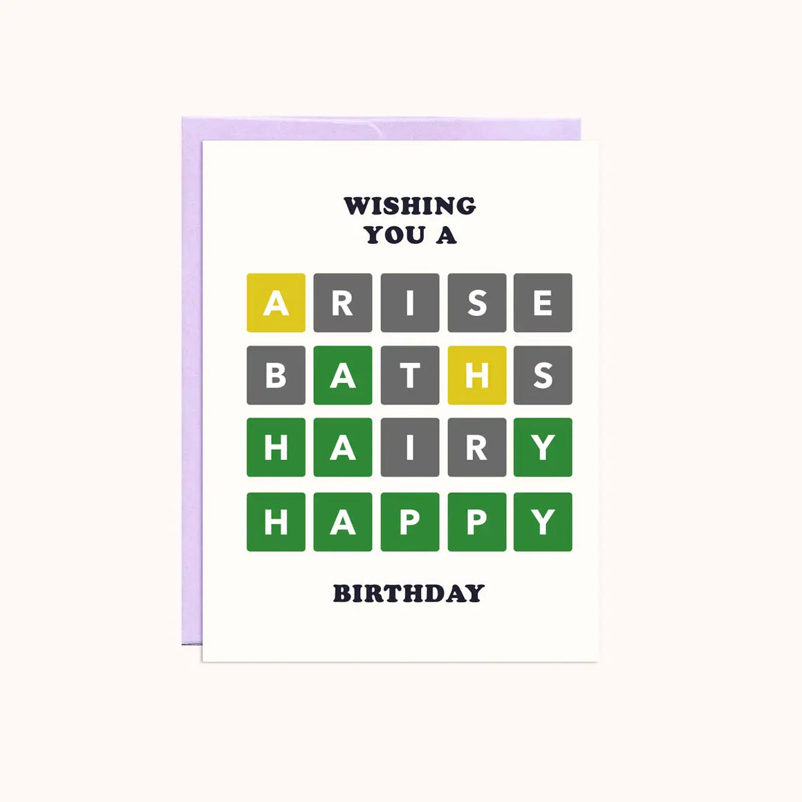 Wordle Birthday Greeting Card