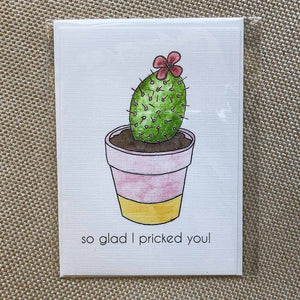 pricked you card