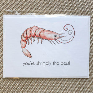 Shrimply the Best card