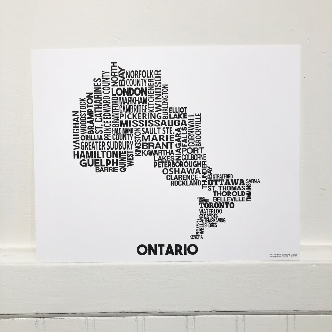 Damon Chan Ontario Map
