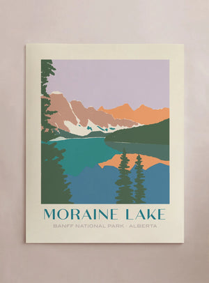 Moraine Lake- Banff National Park Poster