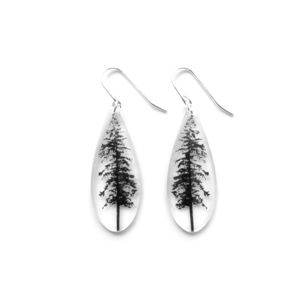 Black Drop Designs drip forest earrings