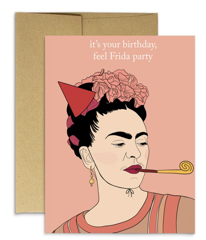 Frida Birthday Party Greeting Card