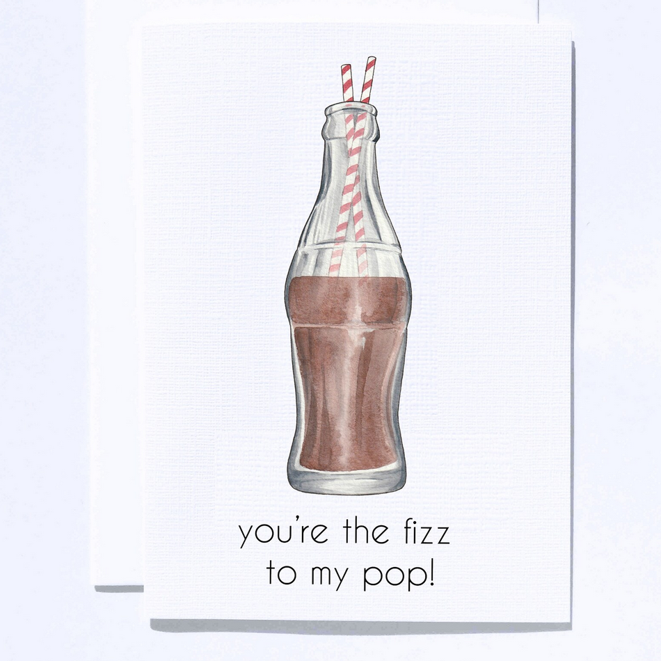 Fizz & Pop Greeting Card